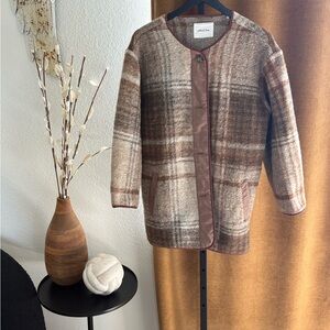 Aritzia Wilfred Free Oversized Jacket Wool Blend XS